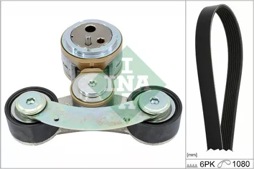 Ina V-ribbed Belt Set Fits Citroën Ds Peugeot 3008 508 508 Sw Ds 5 Ds5