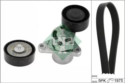 Ina V-ribbed Belt Set Fits Mercedes Cls E-class G-class Glc Gle Gls S-class