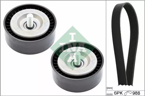 Ina V-ribbed Belt Set Fits Ford Tourneo Custom Transit Custom