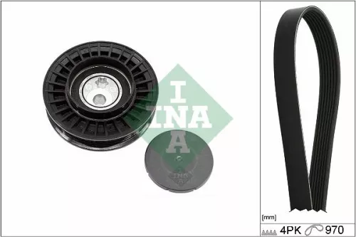 Ina V-ribbed Belt Set Fits Bmw  3  5  5 Series  7  X3