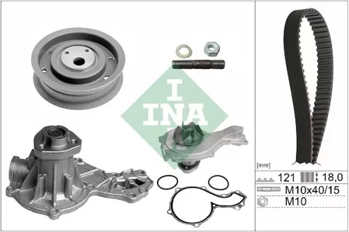 Ina Water Pump & Timing Belt Kit Fits Audi Seat Vw 100 80 Caddy Cordoba Corrado 