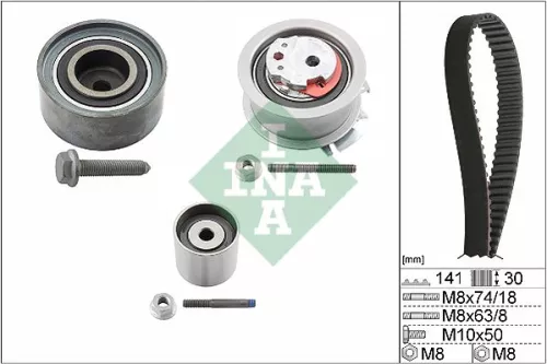 Ina Timing Belt Kit Fits Audi Chrysler Dodge Jeep Mitsubishi Seat Skoda Vw A3 A4