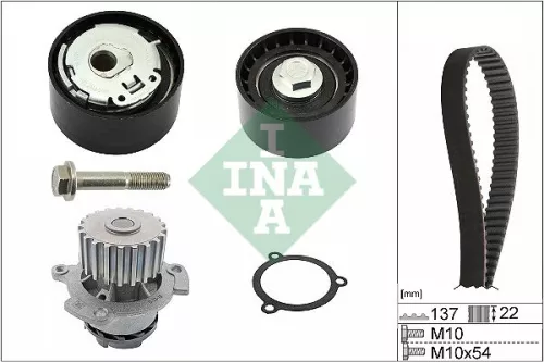 Ina Water Pump & Timing Belt Kit Fits Lada Granta Kalina Priora Vesta Vesta Sw X