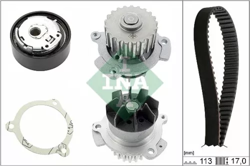 Ina Water Pump & Timing Belt Kit Fits Lada Granta Kalina Largus Priora