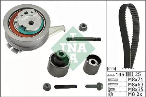 Ina Timing Belt Kit Fits Audi Man Seat Skoda Vw A3 Alhambra Arona Ateca Californ