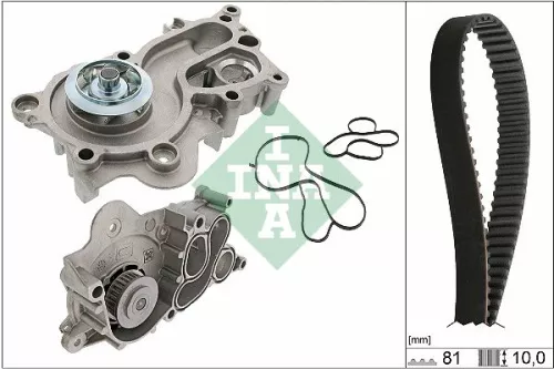 Ina Water Pump & Timing Belt Kit Fits Audi Seat Skoda Vw A1 A1 City Carver A3 Ar