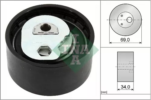 Ina Tensioner Pulley Timing Belt Fits Fiat Iveco Daily Ducato