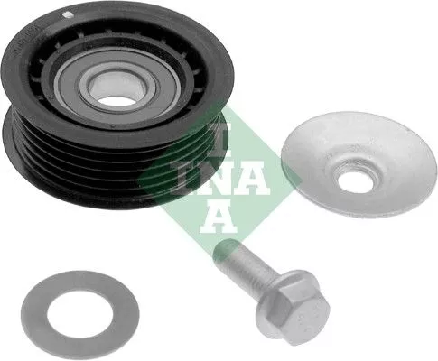 Ina Deflection/guide Pulley V-ribbed Belt Fits Saab 9-3 9-5