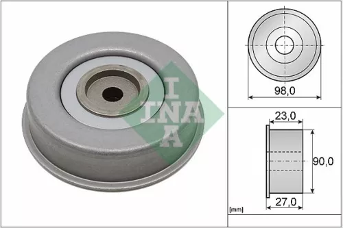 Ina Deflection/guide Pulley V-ribbed Belt Fits Hyundai Kia Mitsubishi Mitsubishi