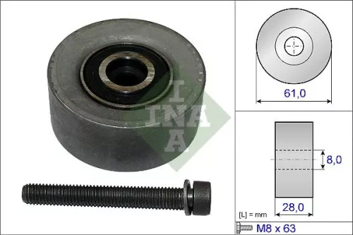 Ina Deflection Pulley/guide Pulley Timing Belt Fits Alfa Romeo Baojun (Sgmw) Bui