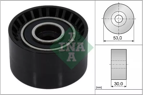 Ina Deflection Pulley/guide Pulley Timing Belt Fits Opel Vauxhall Antara Cascada