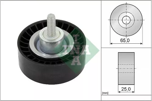 Ina Deflection/guide Pulley V-ribbed Belt Fits Jaguar Land Rover Land Rover (Che