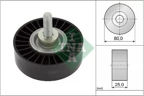 Ina Deflection/guide Pulley V-ribbed Belt Fits Jaguar Land Rover Land Rover (Che