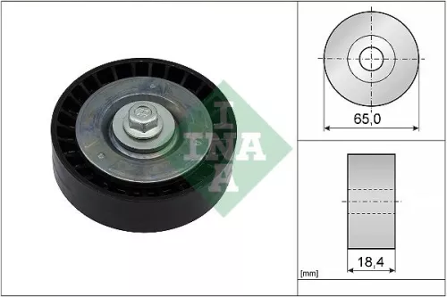 Ina Deflection/guide Pulley V-ribbed Belt Fits Ford Ford (Changan) Ford Australi
