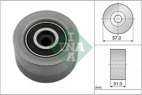 Ina Deflection Pulley/guide Pulley Timing Belt Fits Audi Cupra Seat Skoda Vw A3 