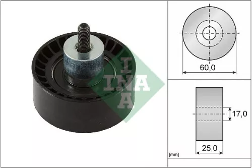 Ina Deflection Pulley/guide Pulley Timing Belt Fits Volvo Volvo Asia S60 S90 V60