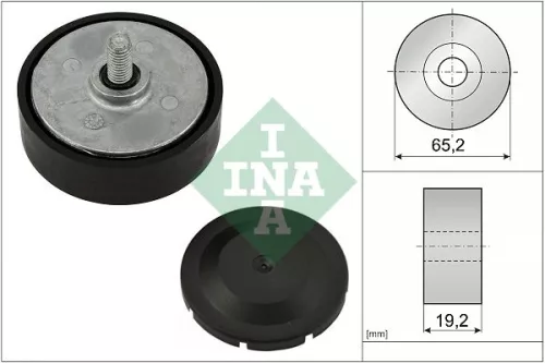 Ina Deflection/guide Pulley V-ribbed Belt Fits Audi A6 A6 Allroad A7 A8 Q7 Q8