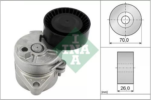 Ina Belt Tensioner V-ribbed Belt Fits Bmw 3  5  7  X5  Z3  Z4