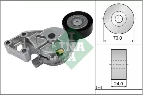 Ina Belt Tensioner V-ribbed Belt Fits Audi Ford Seat Skoda Vw Vw (Faw) A3 Alhamb