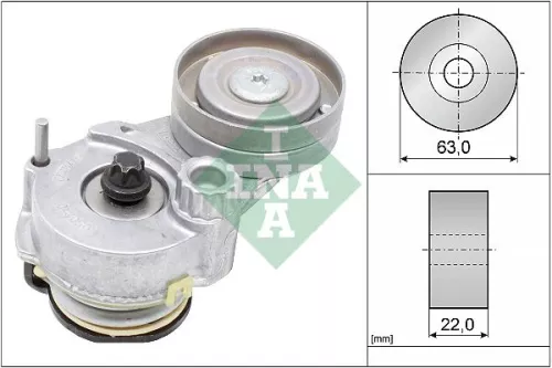Ina Belt Tensioner V-ribbed Belt Fits Alfa Romeo Buick (Sgm) Chevrolet Chevrolet
