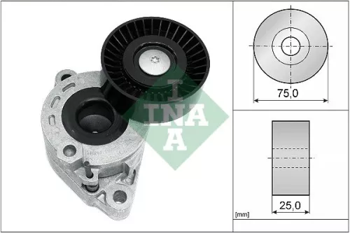 Ina Belt Tensioner V-ribbed Belt Fits Mitsubishi Outlander