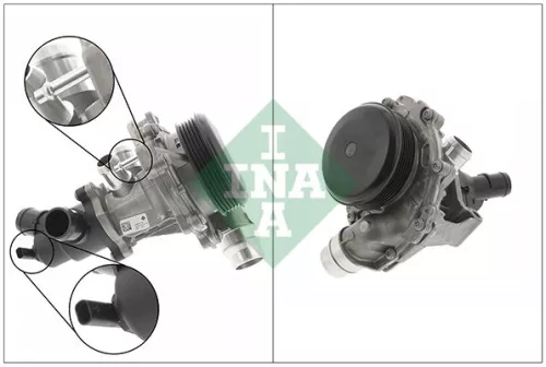 Ina Water Pump Engine Cooling Fits Mercedes A-class B-class Cla Gla-class
