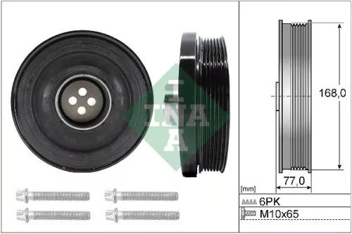 Ina Crankshaft Belt Pulley Set Fits Bmw 1  3  5  X1  X3