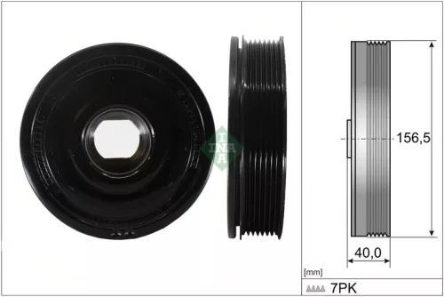 Ina Belt Pulley Crankshaft Fits Mercedes Nissan Opel Renault Vauxhall C-class Es