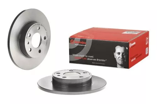 2x Pair Brembo Rear Solid Brake Discs 240mm Fits Alfa Gtv Rz Spider Sz