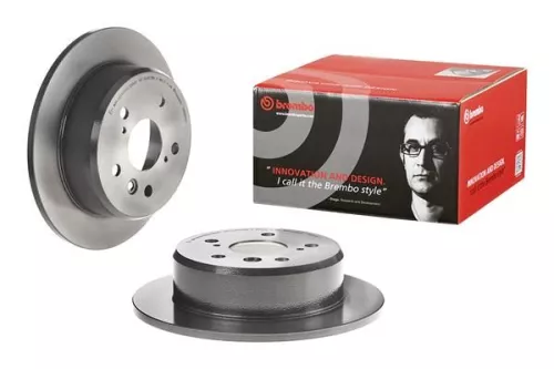 Brembo Rear Solid Brake Disc 269mm Fits Toyota Lexus