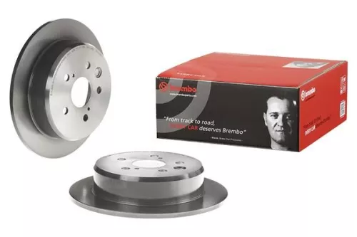 2x Pair Brembo Rear Solid Brake Discs 291mm Fits Toyota Lexus