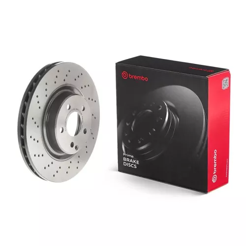 Single Front Perforated/Vented Brake Disc 330mm Fits Mercedes E-Class Glk-Class 