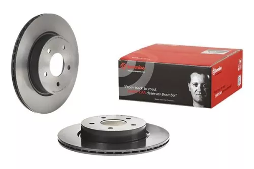 2x Brembo Rear Vented Brake Discs 292mm Fits Nissan Renault
