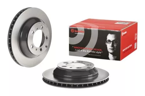 2x Pair Brembo Rear Vented Brake Discs 330mm Fits Porsche Cayenne