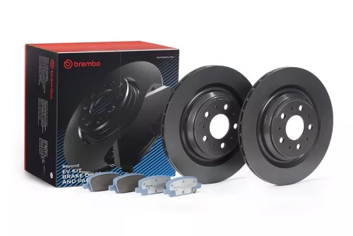 Brembo Beyond Ev Rear Brake Discs & Pads Kit Fits Tesla Model 3