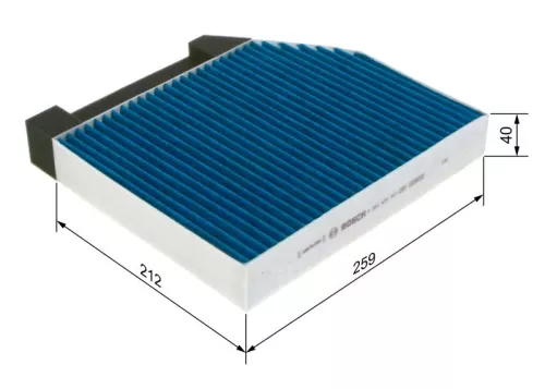 BOSCH BOSCH 0 986 628 567 Interior Cabin Pollen Filter Fits Mercedes Amg Gt C-Class Cls E-Class Eqc Glc Sl 