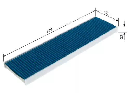 BOSCH BOSCH 0 986 628 579 Cabin Pollen Filter Fits Mini Mini Mini Clubman Mini Clubvan Mini Countryman 