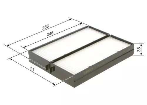 Left Cabin Pollen Filter Fits Hyundai Kia Highway Van Magentis Moinca + more