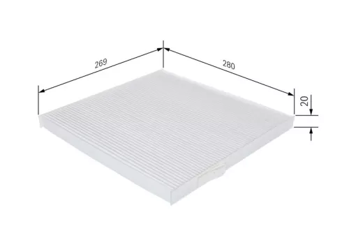 Bosch Cabin Pollen Filter Fits Nissan Altima Maxima Murano Teana