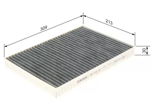 Bosch Cabin Pollen Filter Fits Chrysler Dodge 300C Magnum