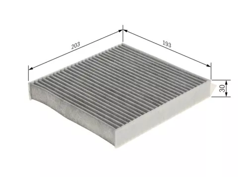 Bosch Rear Cabin Pollen Filter Fits BMW 7 Series