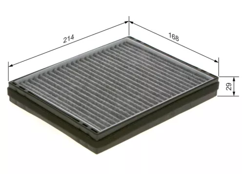 BOSCH BOSCH 1 987 435 588 Bosch Cabin Pollen Filter Fits Mazda Demio 