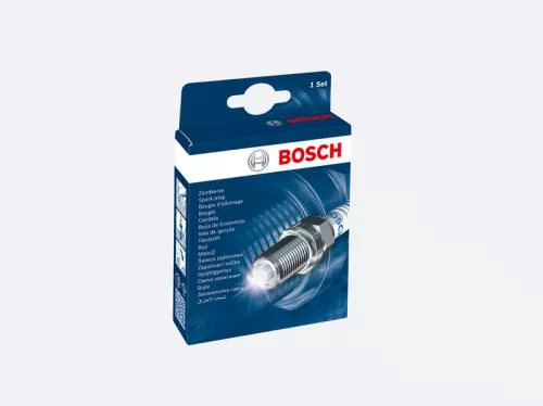 4X Bosch Intake Side Spark Plug Set Fits Ford Toyota Honda Hyundai Kia Nissan