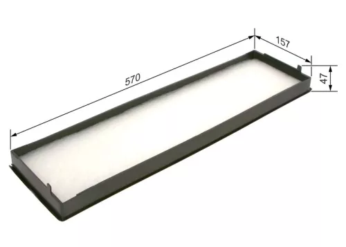 BOSCH BOSCH 1 987 431 156 Bosch Cabin Pollen Filter Fits Mercedes Atego Atego 2 Atego 3 