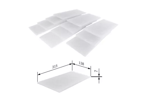 Bosch Cabin Pollen Filter Fits Daf Setra Van Hool A-Serie Db Series 400