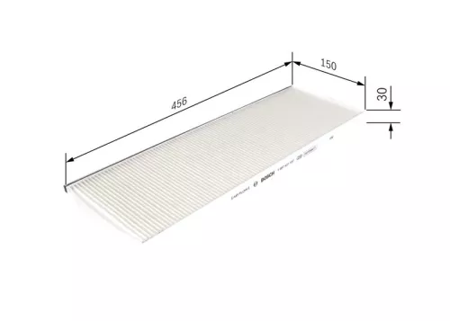 Cabin Pollen Filter Fits Mercedes Volvo 7700 7900 9700 9900 A-Serie + more