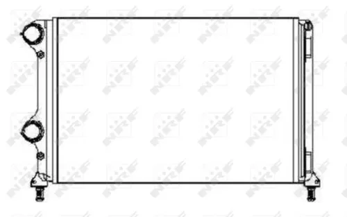 NRF Radiator Engine Cooling Fits Fiat Doblo