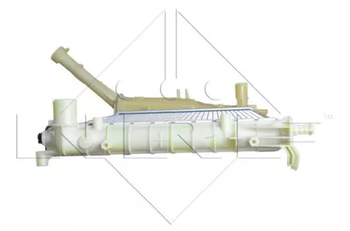 NRF NRF 53247 NRF Radiator Engine Cooling Fits Fiat Lancia Idea Musa Ypsilon 