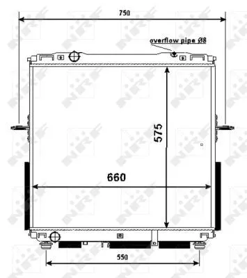 NRF NRF 53367 NRF Radiator Engine Cooling Fits Kia Sorento 