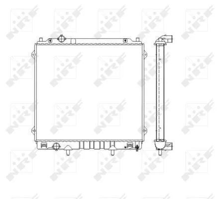 NRF NRF 53480 NRF Radiator Engine Cooling Fits Hyundai Terracan 